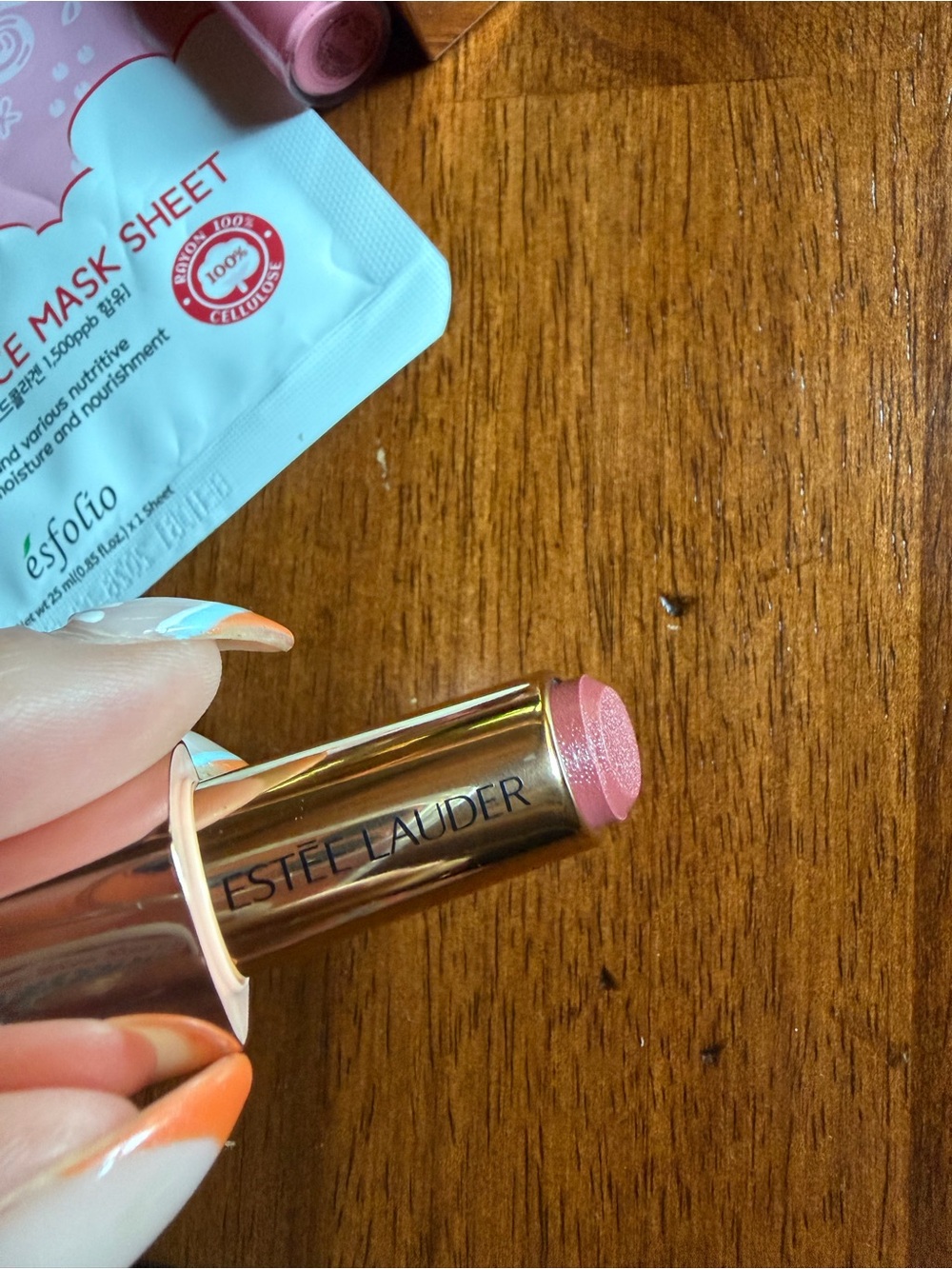 Valentino Gloss Estée Lauder Pure Color Crystal Balm Lipstick Face Mask Eye Mask - Picture 3 of 6